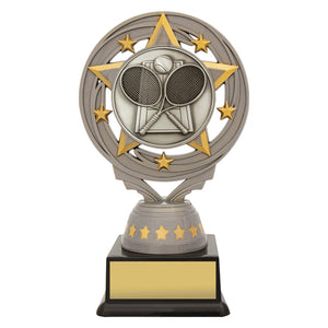 Silver Tennis Torch Trophies