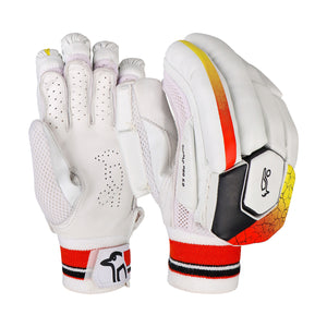 Elevate your club cricket game with Kookaburra Diablo Pro 5.0 Batting Gloves. Features Multi-Flex finger protection, breathable mesh, and a durable leather palm.