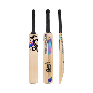 Start your cricket journey with the Kookaburra Prism Pro 8.0 Kashmir Willow Cricket Bat. Features a standard face profile, toe guard, and comfortable Chevron grip.