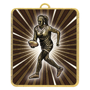 Gold Lynx Medal - Aussie Rules Female