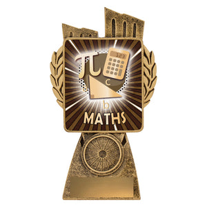 Antique Gold Lynx - Maths Academic Trophies