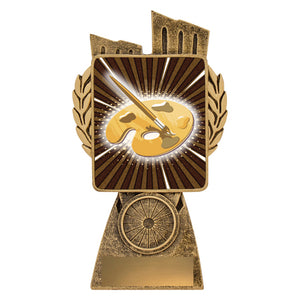 Antique Gold Lynx - Visual Arts Academic Trophies