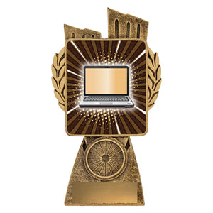 Antique Gold Lynx - Computers Academic Trophies