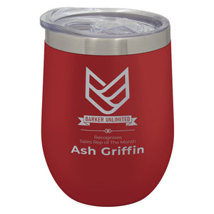Maroon Wine Tumbler