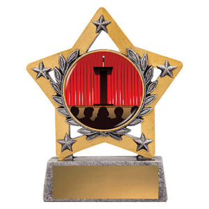 Mini Star Colour - Public Speaking Academic Trophies