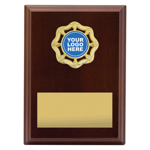 Logo Plaque - Walnut