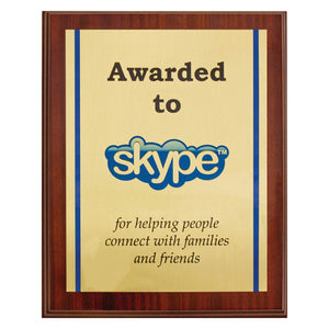 Colour Plaque - Gold