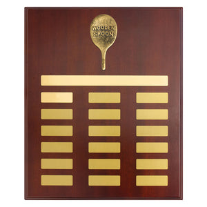 Perpetual Plaque - Wooden Spoon Novelty Trophies