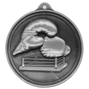Order 51mm sculptured bronze boxing medals crafted from durable zinc alloy. Perfect for combat sports tournaments, clubs, and ceremonies. Fast shipping!