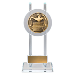 Academic Spartan Glass Trophies
