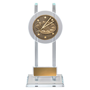 Art Spartan Glass Academic Trophies