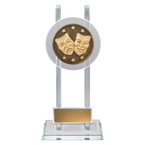 Drama Spartan Glass Trophies