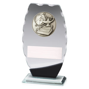 Clipped Oval Glass - Academic Trophies