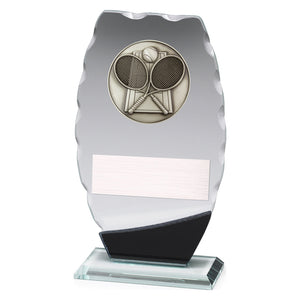 Clipped Oval Glass - Tennis Trophies