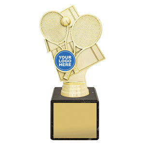 Marble Column - Tennis Theme Trophies