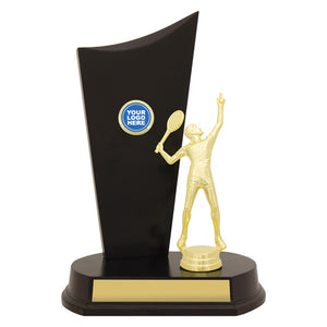Male Tennis Timber Crest Trophies