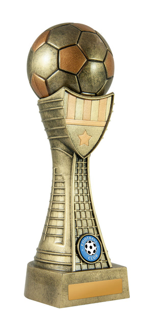 Valiant-Football trophy - eagle rise sports