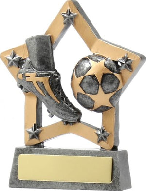 Football Mini Star trophy - eagle rise sports
