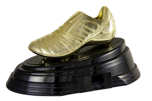 Golden Boot on Base trophy - eagle rise sports