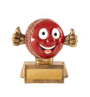 Smiling Cricket trophy - eagle rise sports