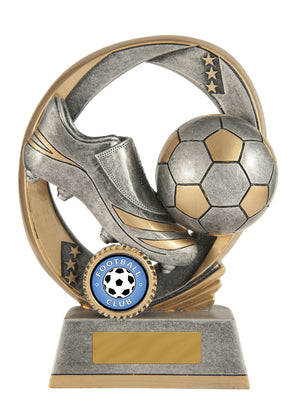 Elliptical - football trophy - eagle rise sports