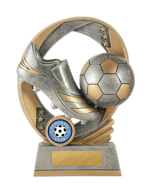 Elliptical - football trophy - eagle rise sports