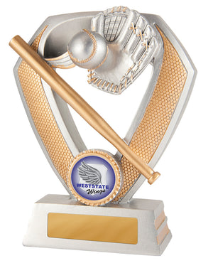 Shield Series - Baseball trophy - eagle rise sports