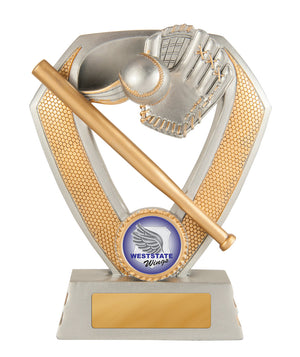 Shield Series - Baseball trophy - eagle rise sports