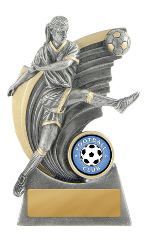 Kaboom -Football Female trophy - eagle rise sports