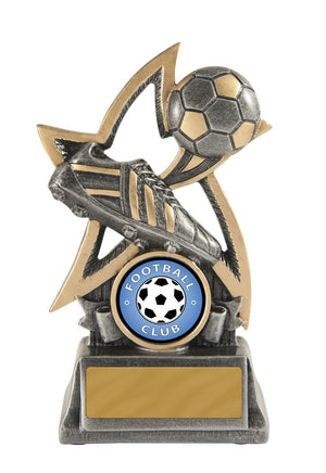 Silver Star -Football trophy - eagle rise sports