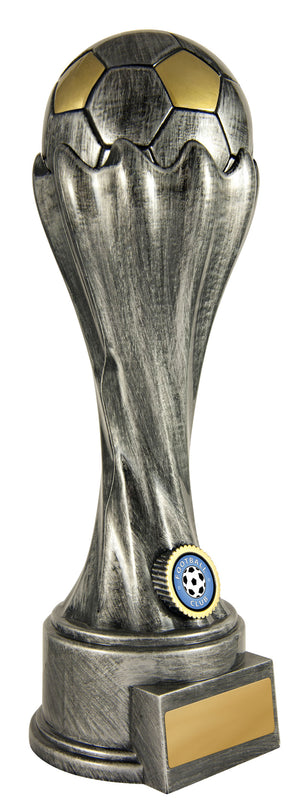Invincible Tower-Football (Silver) trophy - eagle rise sports