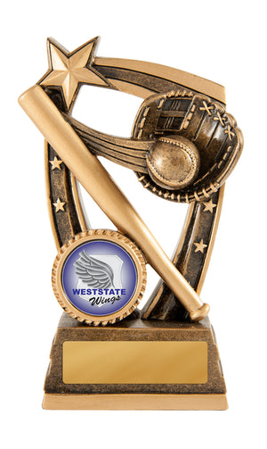 Maverick-Baseball/Softball trophy - eagle rise sports