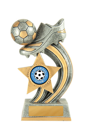 Curve Ball Series-Football trophy