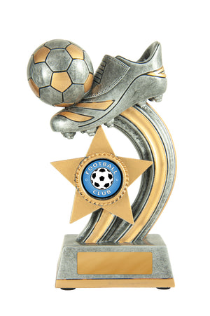 Curve Ball Series-Football trophy