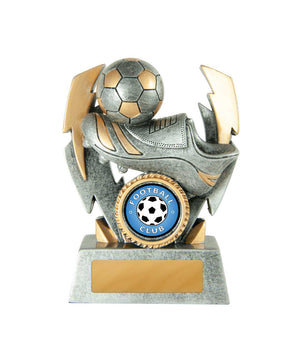 Double Lightning Strike-Football trophy - eagle rise sports