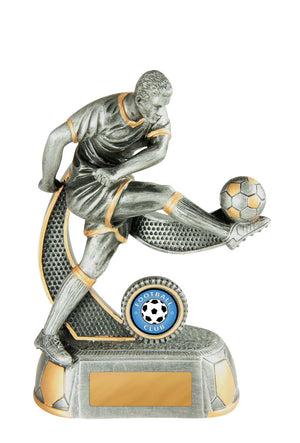 Mega Star-Football Male trophy - eagle rise sports