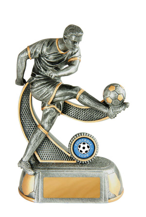 Mega Star-Football Male trophy - eagle rise sports