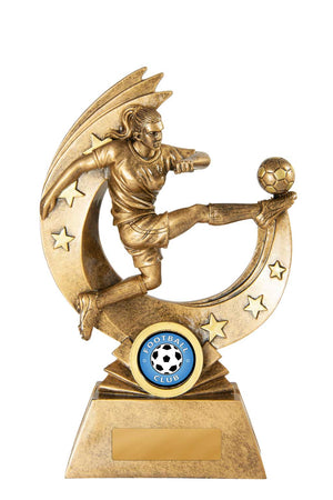 Legacy Series - Football Female trophy - eagle rise sports