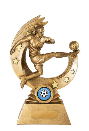 Legacy Series - Football Female trophy - eagle rise sports