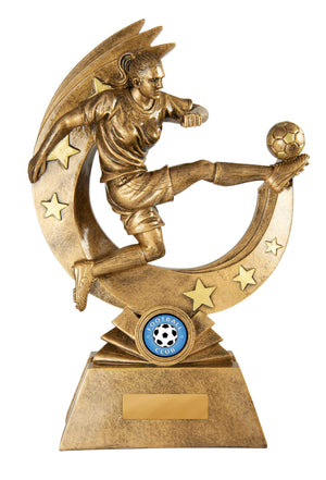 Legacy Series - Football Female trophy - eagle rise sports