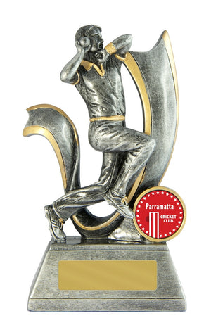 Velocity-Bowler trophy - eagle rise sports