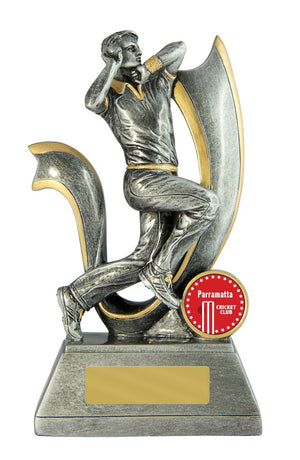 Velocity-Bowler trophy - eagle rise sports