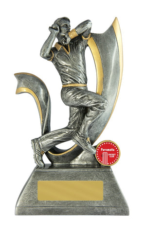 Velocity-Bowler trophy - eagle rise sports