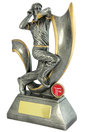 Velocity-Bowler trophy - eagle rise sports