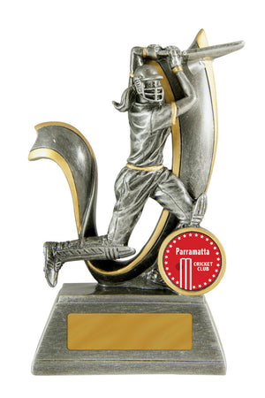 Velocity-Batsman Female trophy - eagle rise sports