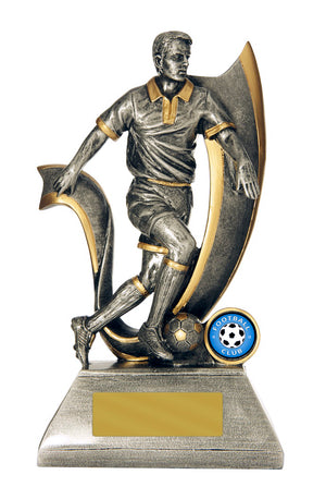 Velocity-Football Male trophy - eagle rise sports