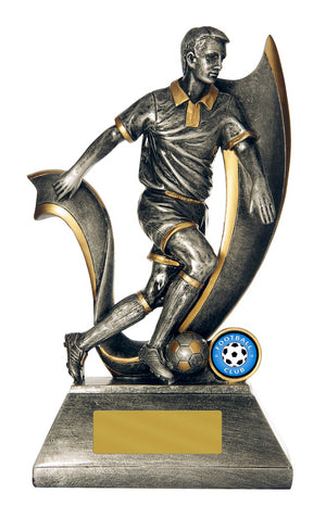 Velocity-Football Male trophy - eagle rise sports