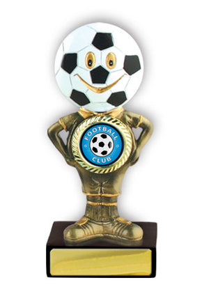 Smiley-Football trophy - eagle rise sports