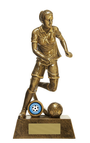 Striker -Football Female trophy - eagle rise sports