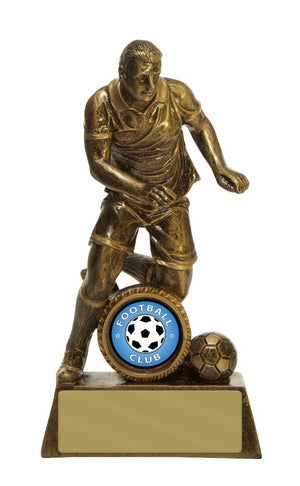 Striker -Football Male trophy - eagle rise sports